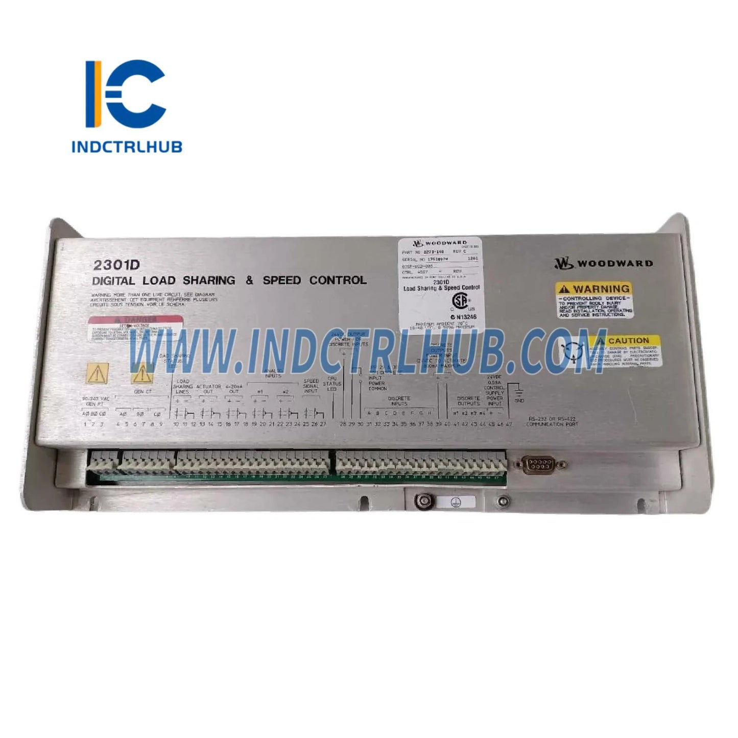 Woodward 8273-140 2301D Digitale Lasdeling & Spoedbeheer