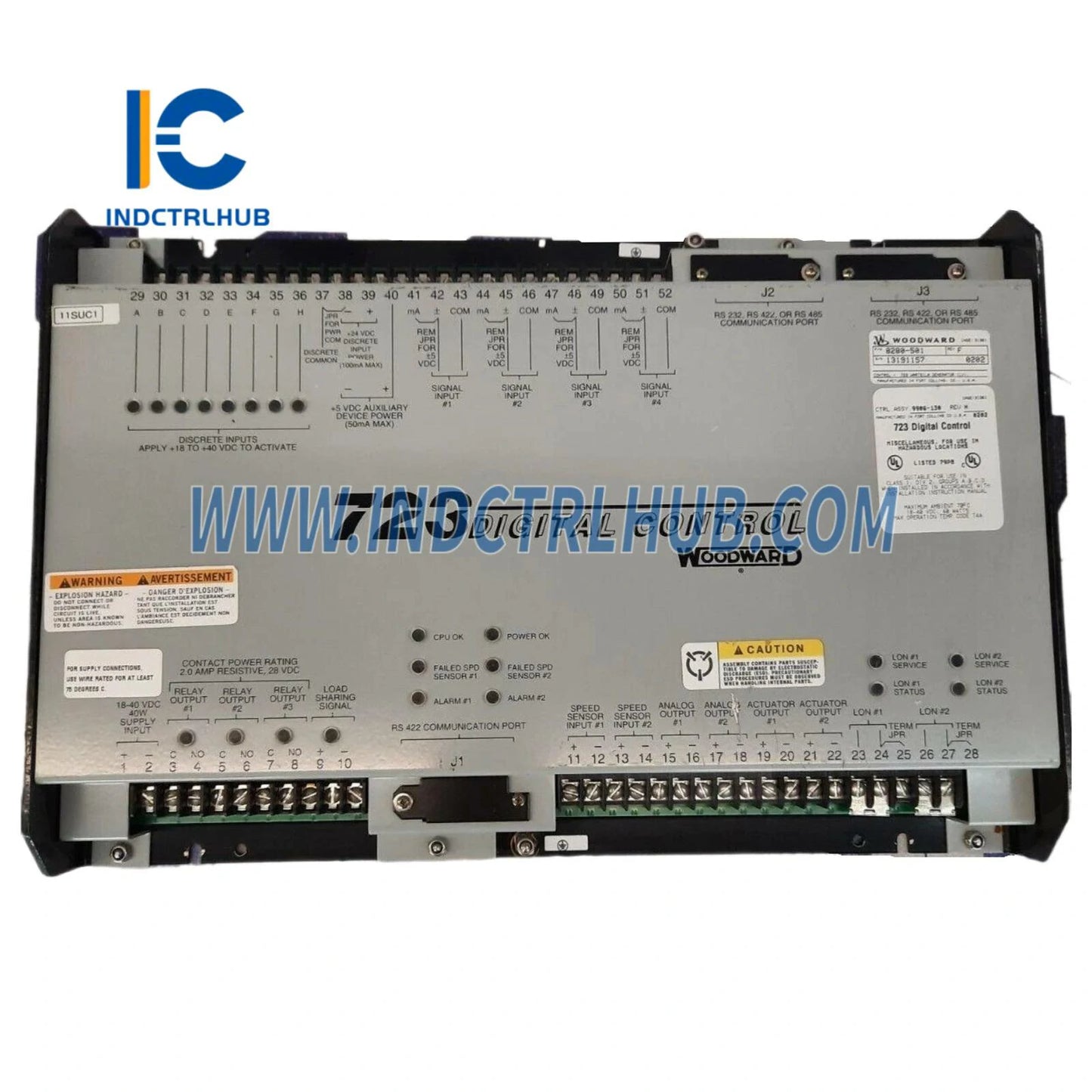 Woodward 8280-501 723PLUS Raqamli Tezlik Boshqaruvi