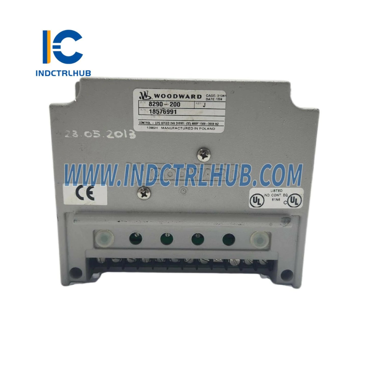 Woodward 8290-200 Elektr energiyasi bilan ishlaydigan boshqaruvchi (EPG)