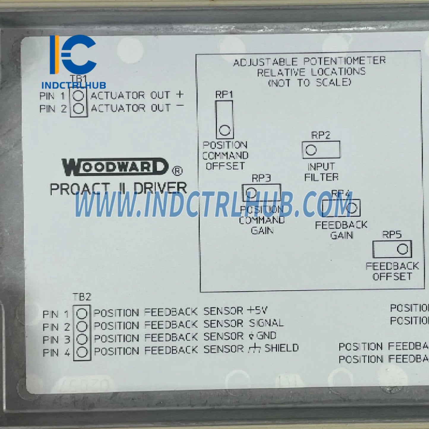 Woodward 8400-016 Electrically Powered Governor (EPG)