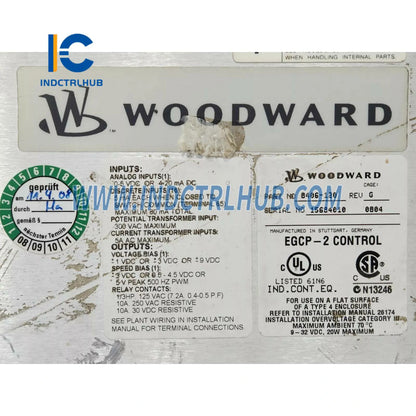 Woodward 8406-120 Elektronik Regülatör