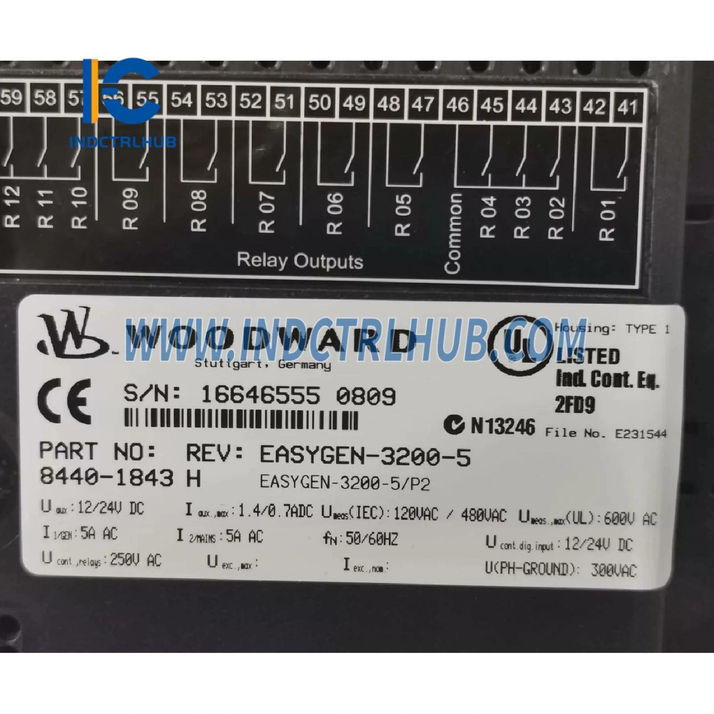 Woodward 8440-1843 easYgen-3500 Genset Boshqaruvchisi