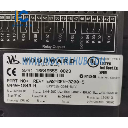 Woodward 8440-1843 easYgen-3500 Genset Boshqaruvchisi