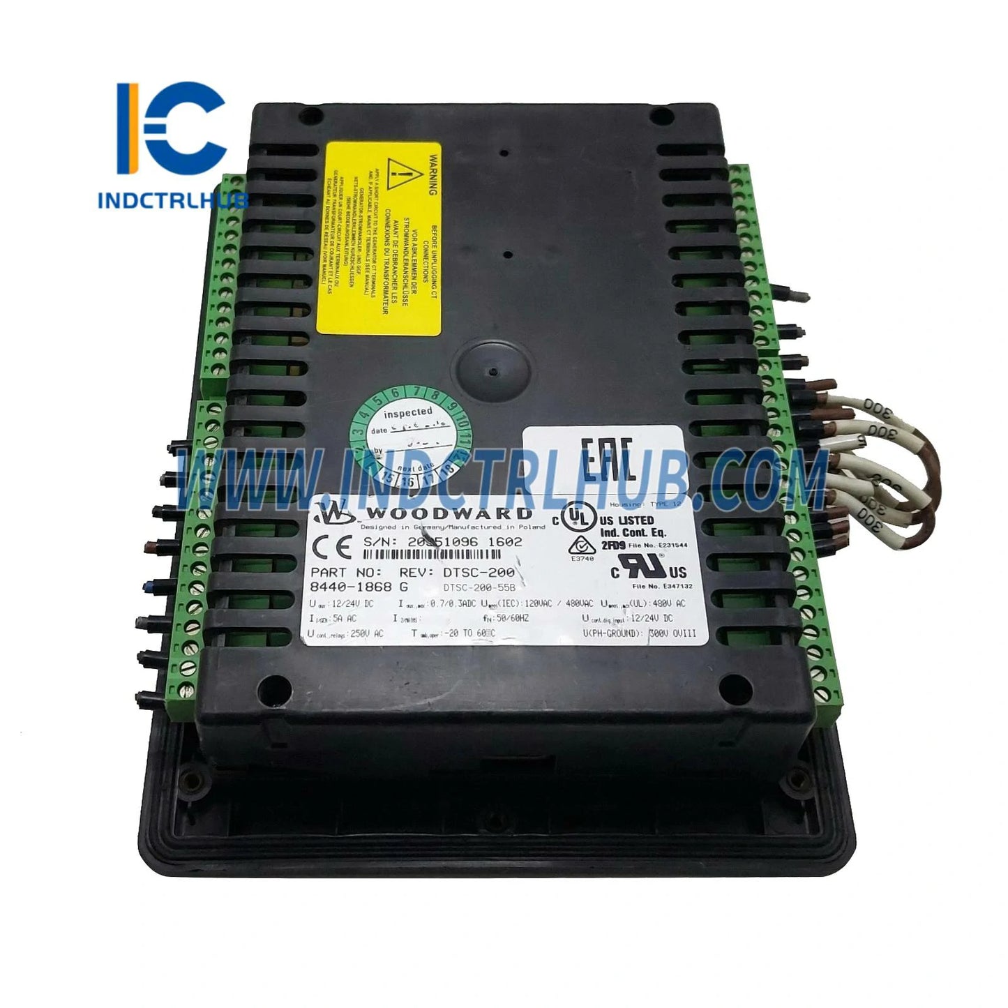 Controlador de Grupo Electrógeno Woodward 8440-1868 EasyGen-2500-5