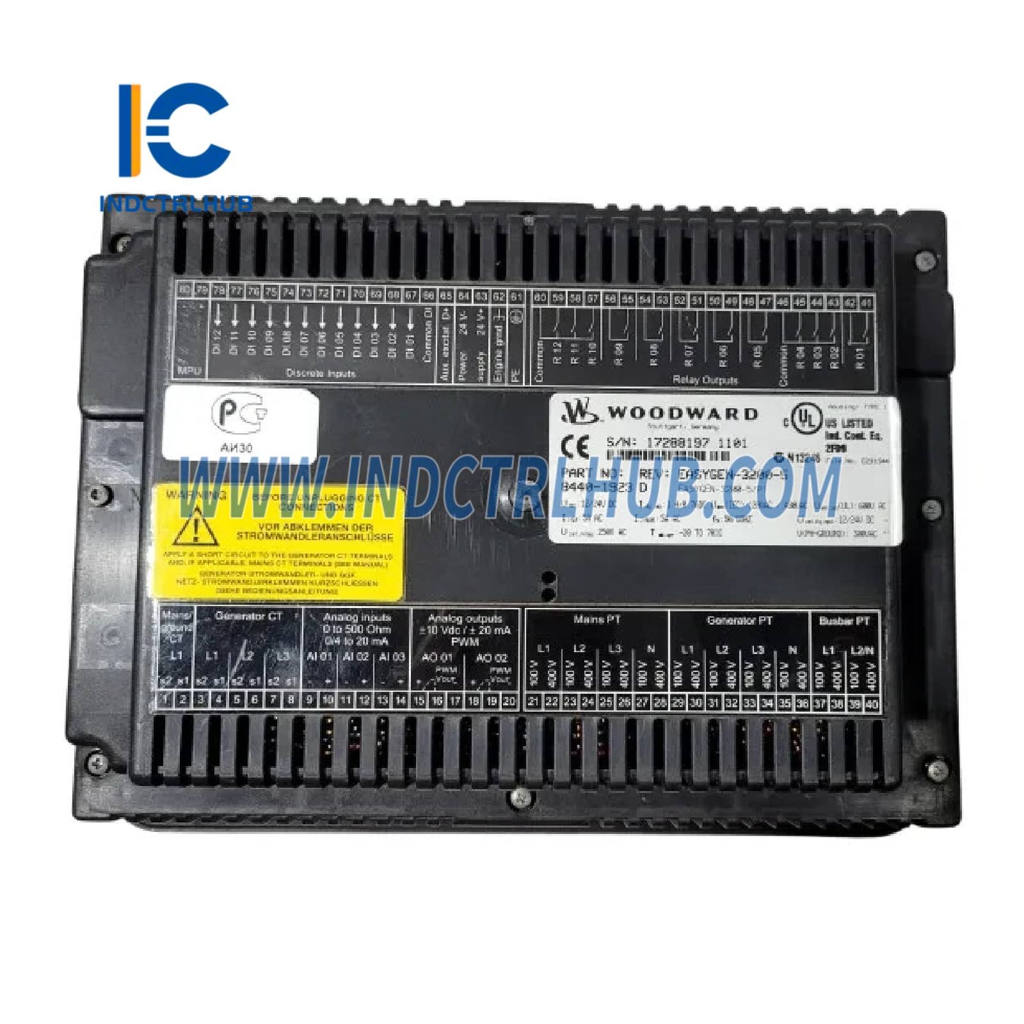 Woodward 8440-1923D easYgen-3200-5 Controlador de Grupo Electrógeno