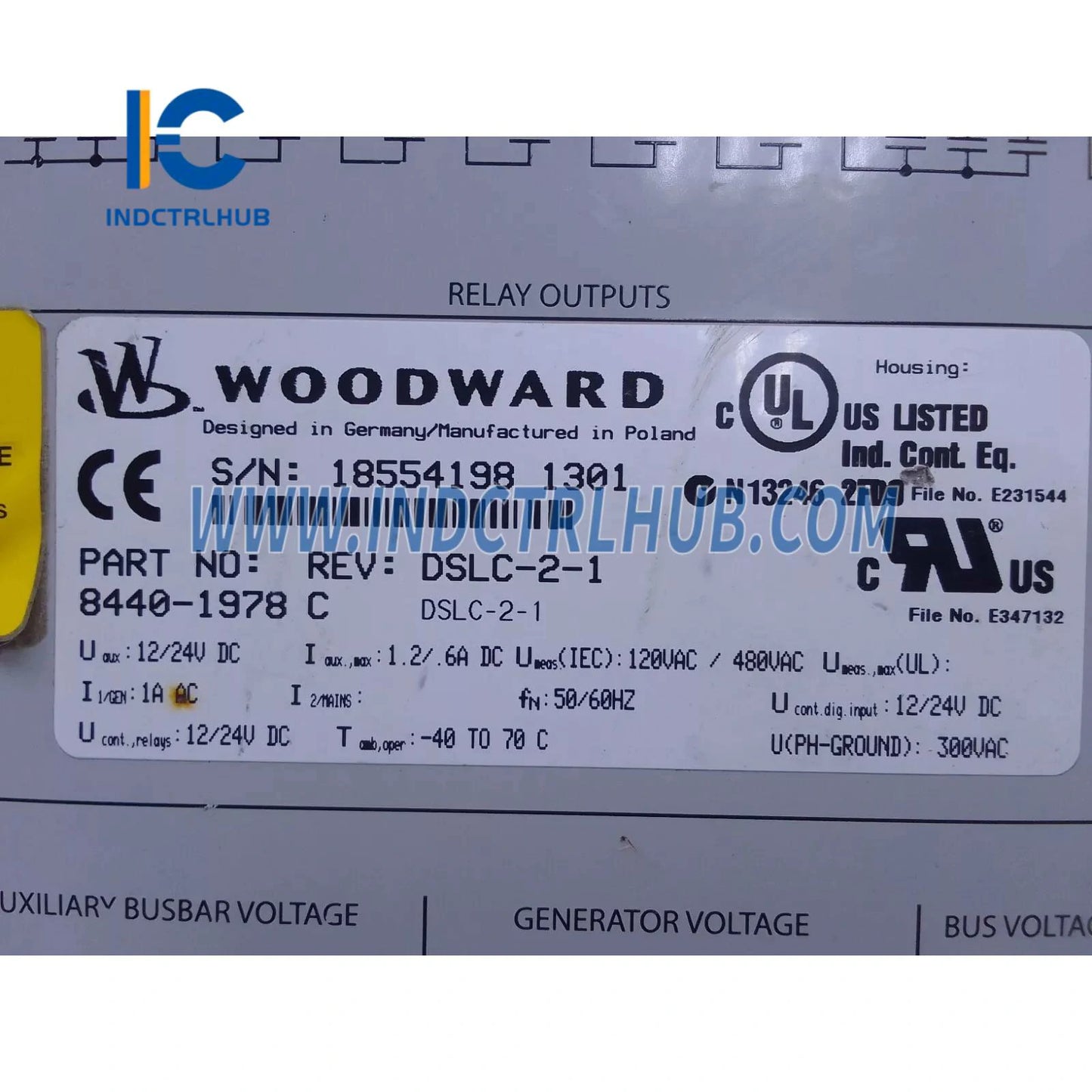کنترل‌کننده ژنراتور Woodward 8440-1978 EasyGen-3200-5