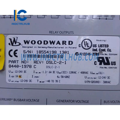 کنترل‌کننده ژنراتور Woodward 8440-1978 EasyGen-3200-5