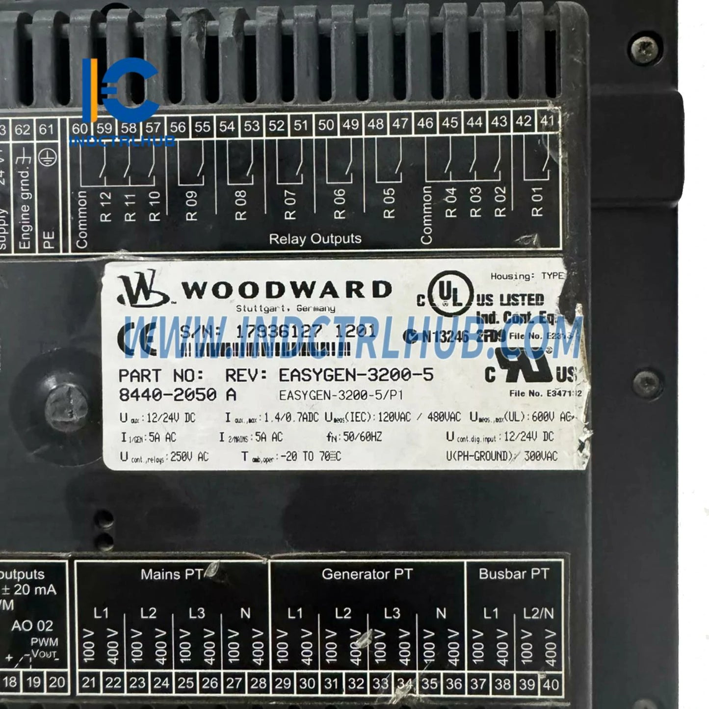 Woodward 8440-2050A easYgen-3200-5 Genset Boshqaruvchisi