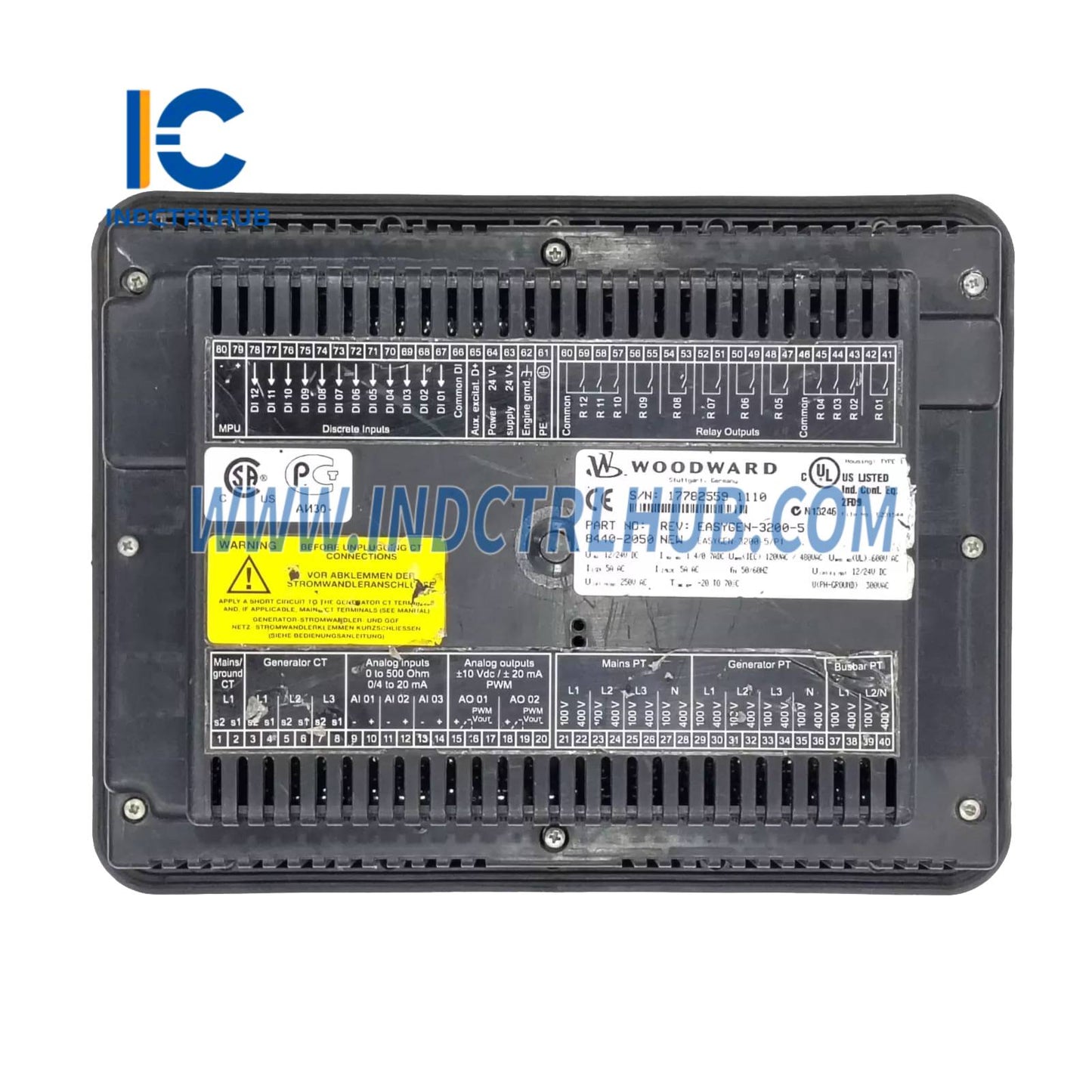 Woodward 8440-2050 EASYGEN-3200-5 Controlador EasyGen-3200-5 para grupo electrógeno