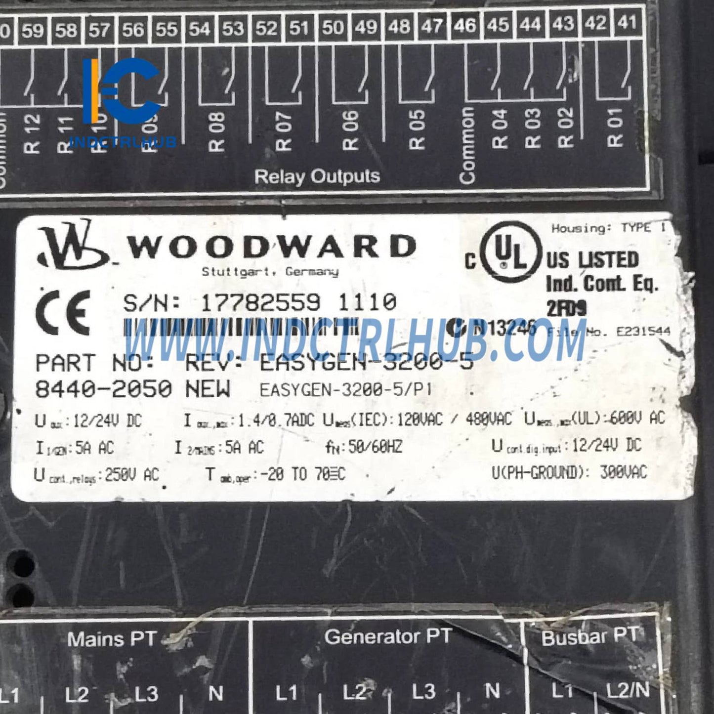 Woodward 8440-2050 EASYGEN-3200-5 Controlador EasyGen-3200-5 para grupo electrógeno