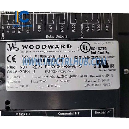 Woodward 8440-2064 easYgen-3200XT-P1 Genset Boshqaruvchisi