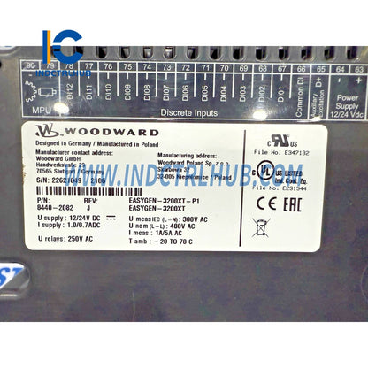 Woodward 8440-2082 Controlador EasyGen-2500-5 para grupo electrógeno