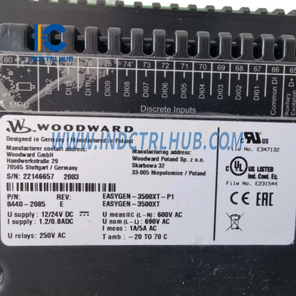 Woodward 8440-2085 easYgen-3500XT-P1 Genset Controller