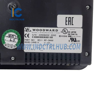 Panel de Control Remoto y Anunciación Woodward 8446-1048 RP-3000