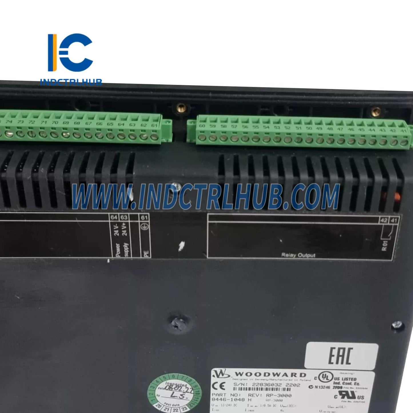 Unidad de Sincronización Woodward 8446-1048 SPM-D2-10