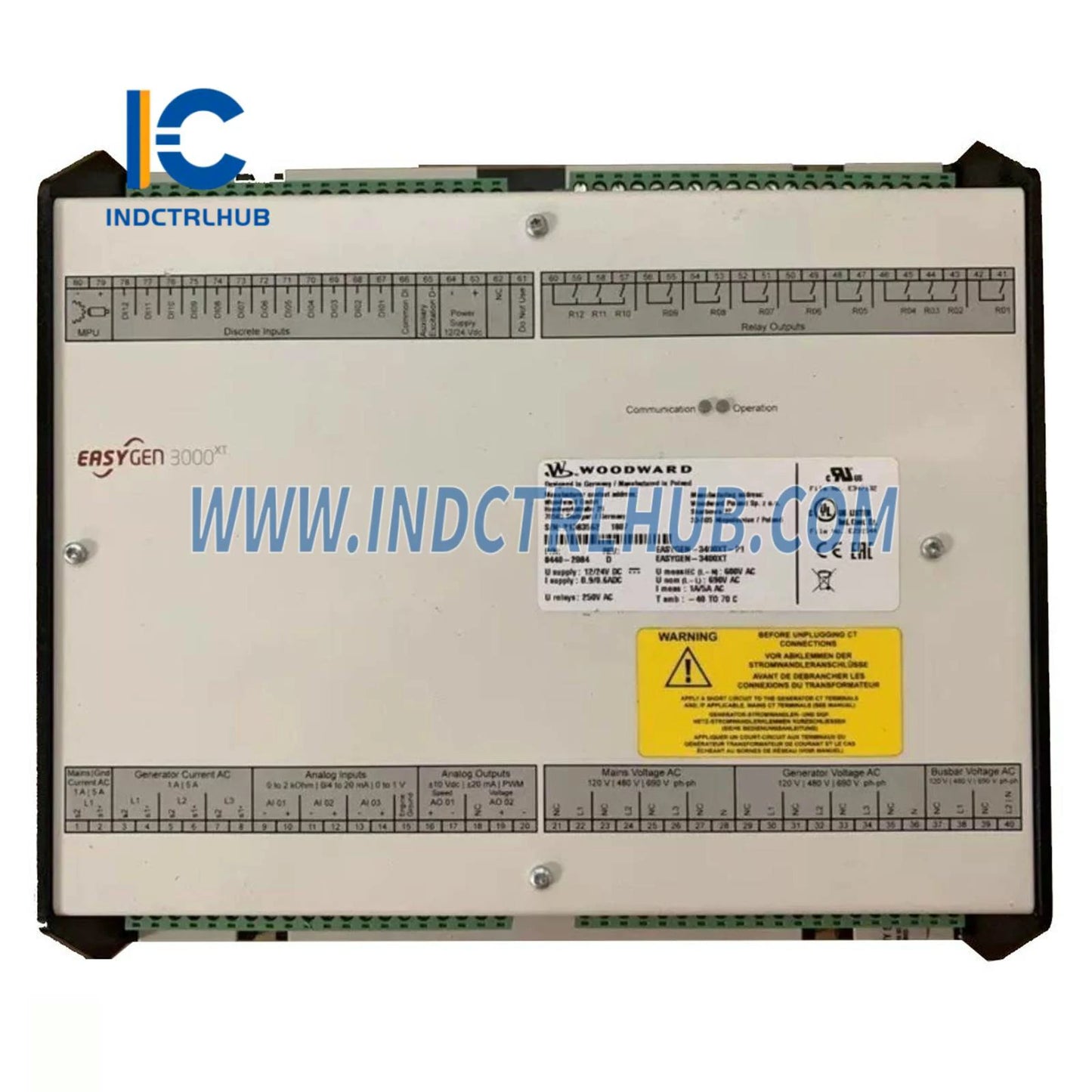 Woodward 8446-1068 RP-3000XT дистанционно управление и панел за сигнализация