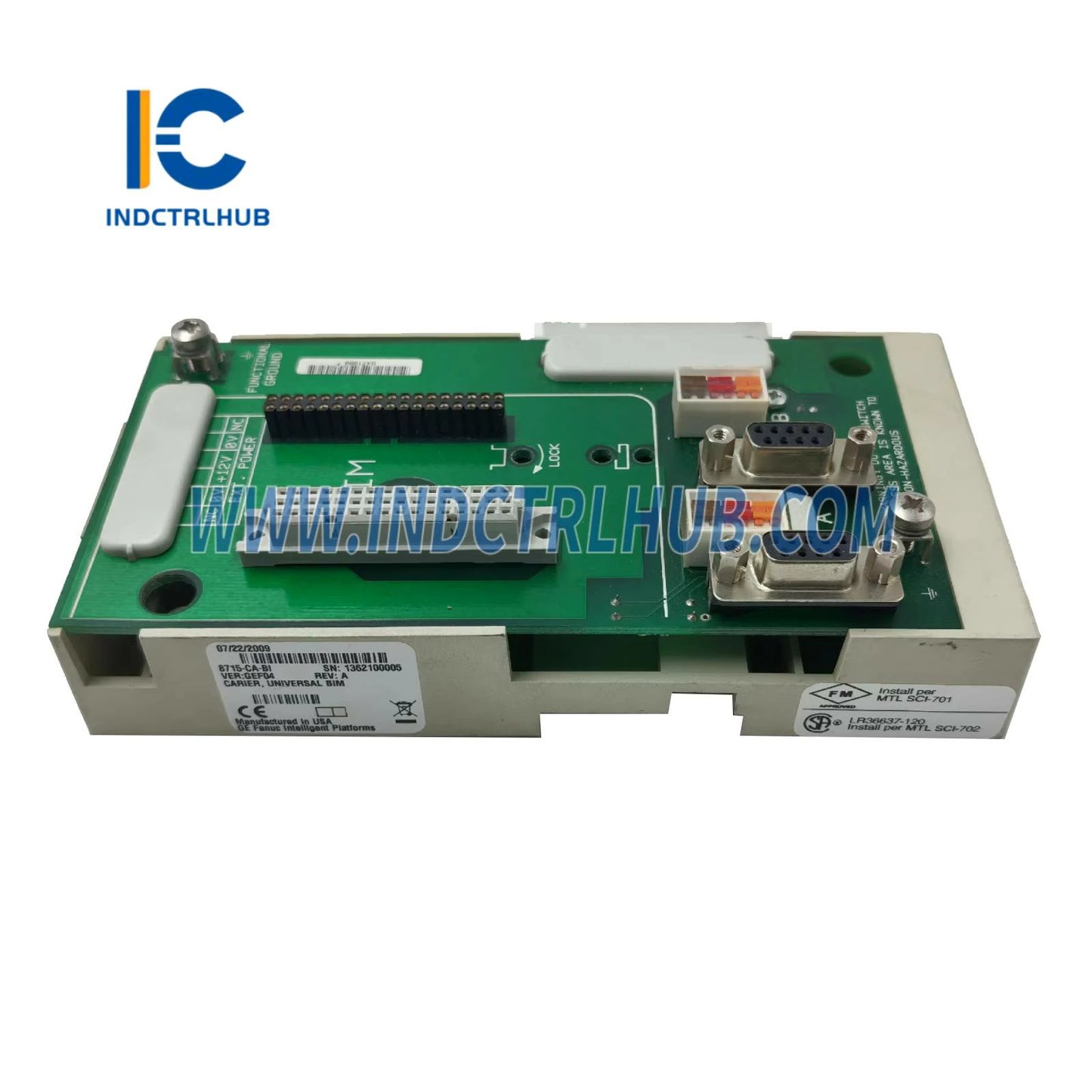 Emerson 8715-CA-BI PAC8000 BIM Carrier for Profibus DP