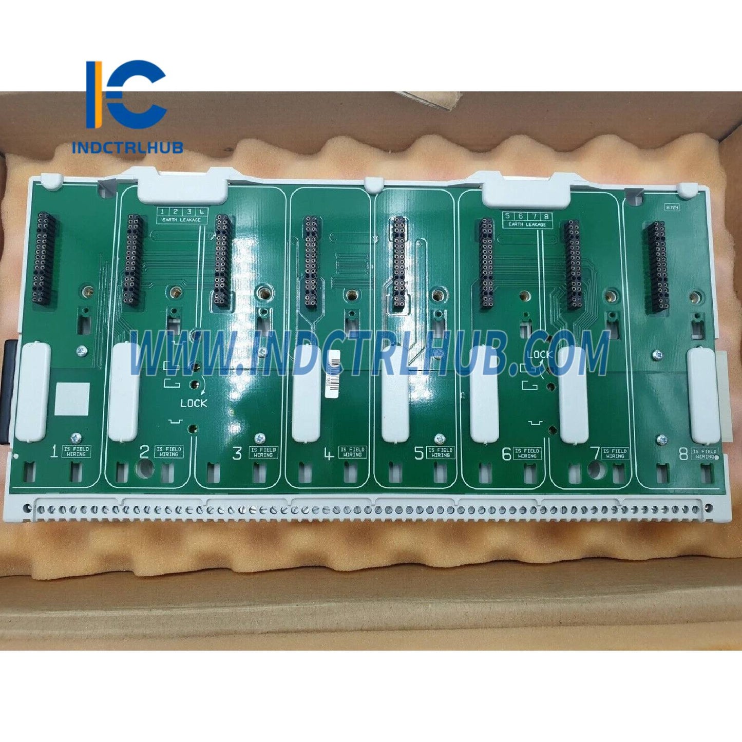 GE 8729-CA-08 PAC8000 Bộ mang an toàn nội tại, 8 mô-đun