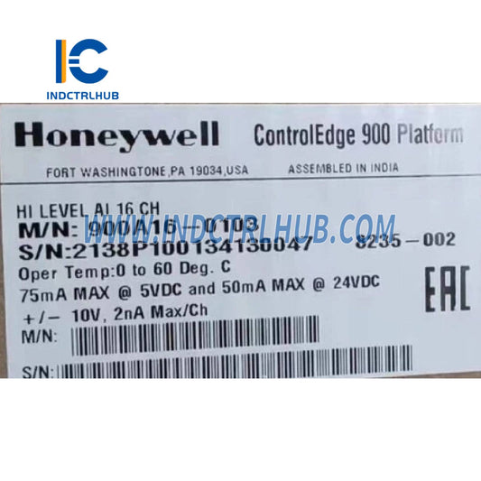 Honeywell 900A16-0103 High Level Analog Input Module, 16 Channels