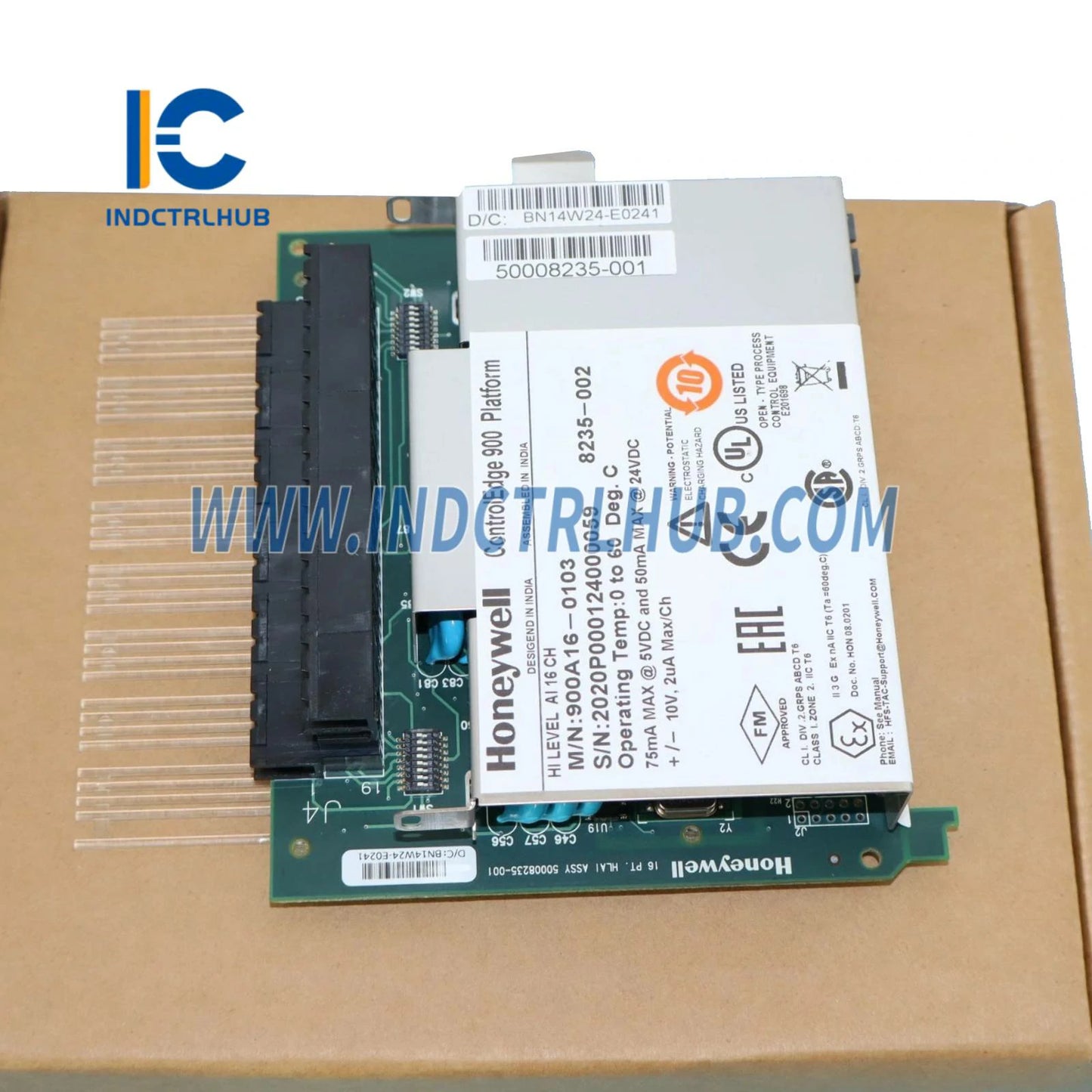 وحدة إدخال تماثلية عالية المستوى Honeywell 900A16-0103، 16 قناة