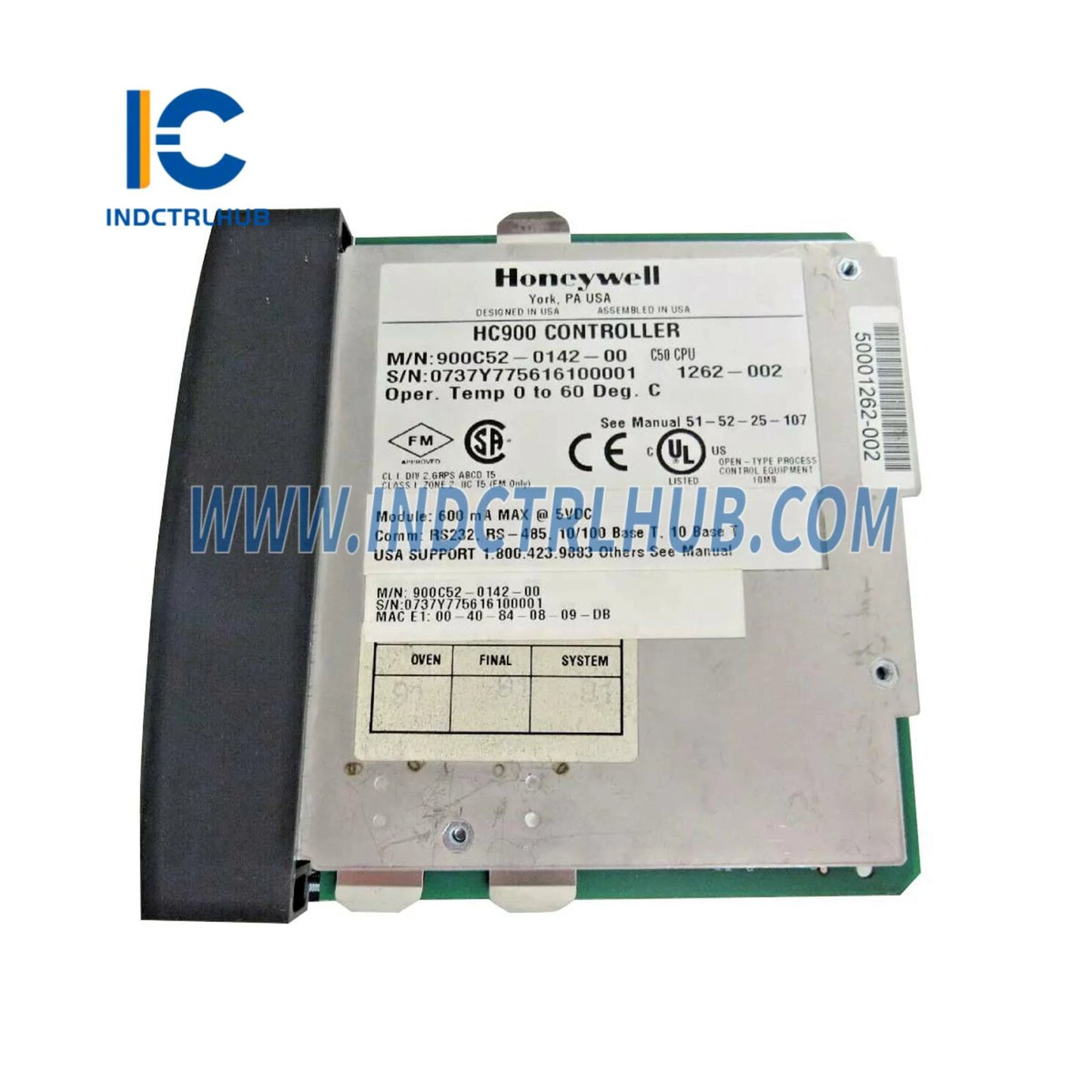 Honeywell 900C52-0142-00 ControlEdge HC900 C50 CPU модул