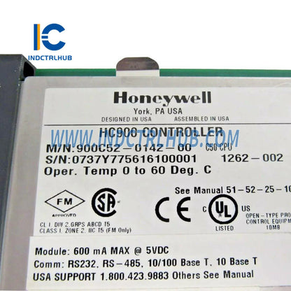 Honeywell 900C52-0142-00 ControlEdge HC900 C50 CPU модул