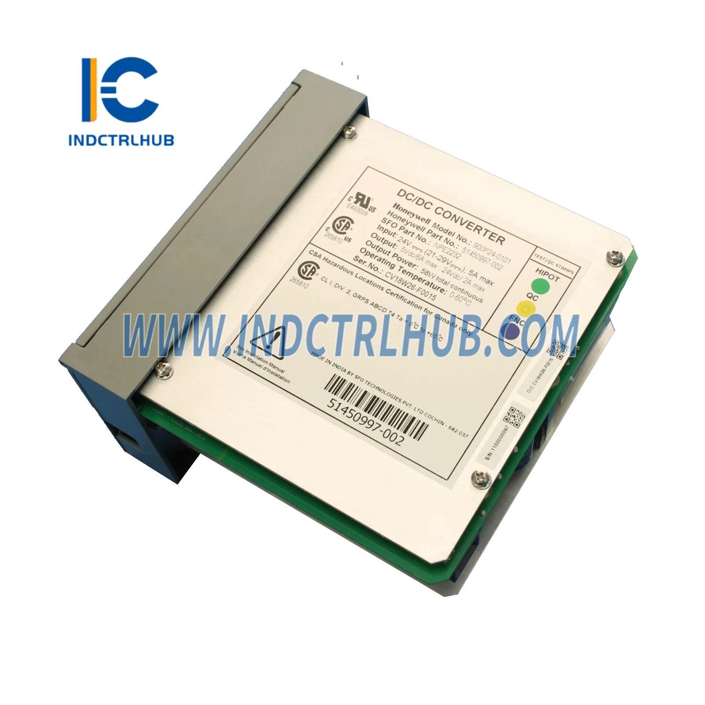 Honeywell 900P24-01-01 ControlEdge PLC barošanas modulis