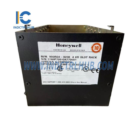 Nomor 900R08R-0200 | Honeywell 8 I/O slot Rak dengan dukungan daya redundan