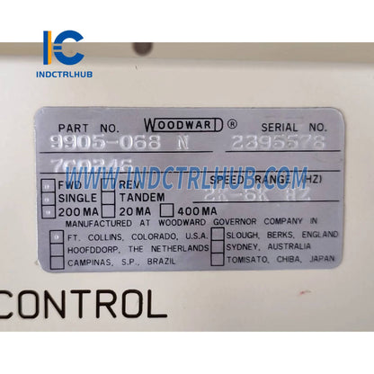 Woodward 9905-068 2301A Yük Paylaşımı ve Hız Kontrolü