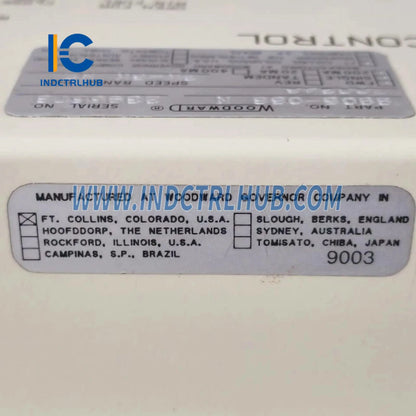 Woodward 9905-068 2301A Control de Compartición de Carga y Velocidad