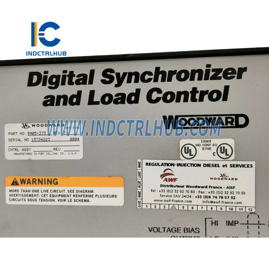 Woodward 9905-373 DSLC Digital Synchronizer and Load Control