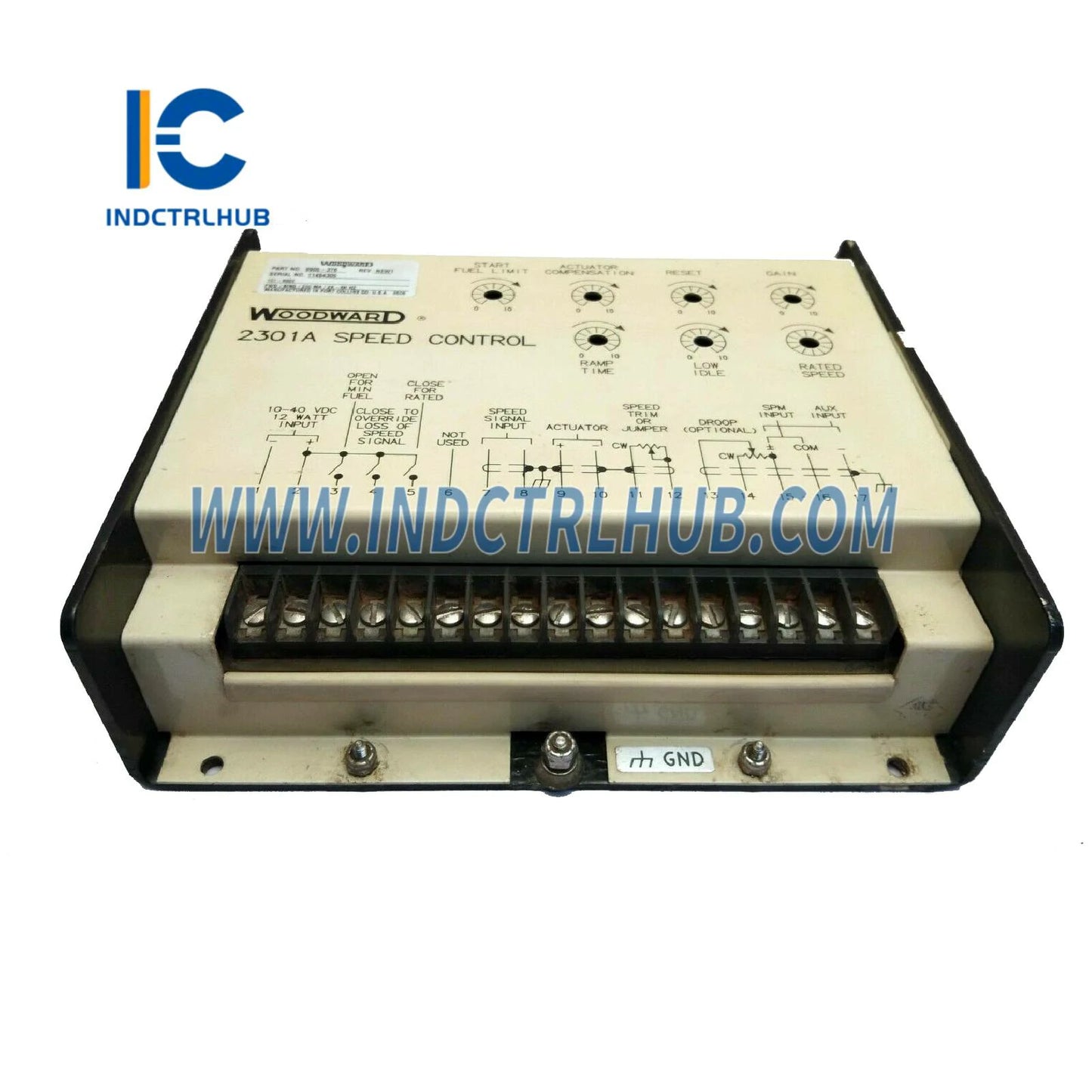 Woodward 9905-376 2301A Lastverteilung und Drehzahlregelung