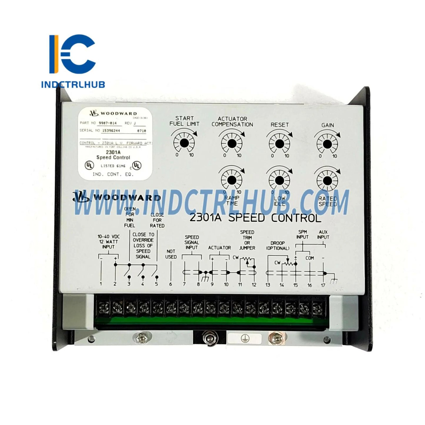 Woodward 9907-014 2301A Регулятор скорости