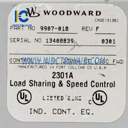 Woodward 9907-018 2301A Dijeljenje opterećenja i kontrola brzine