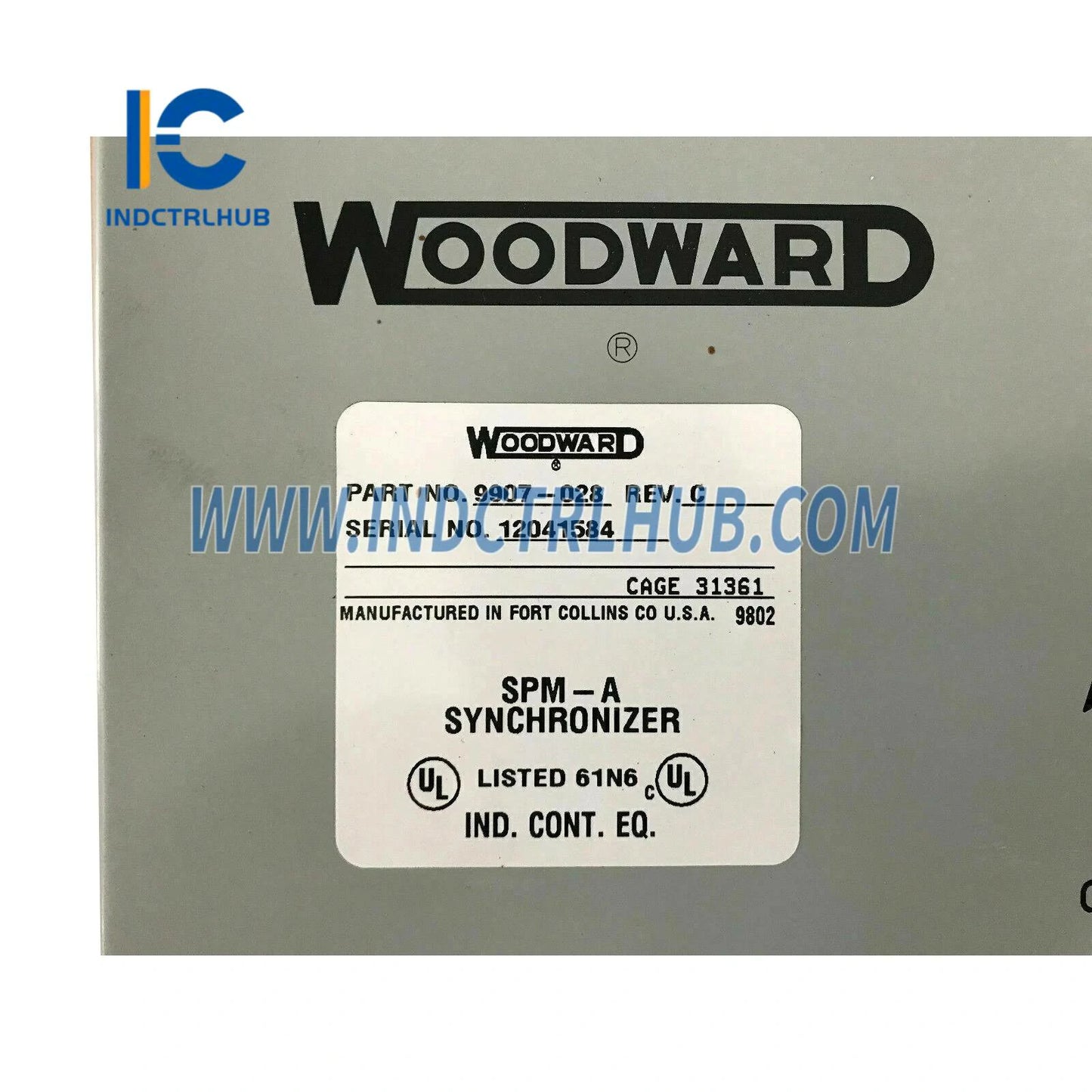 Woodward 9907-028 REV C SPM-A Synchronizer