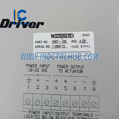 Модуль драйвера Woodward 9907-135 GS3/LQ