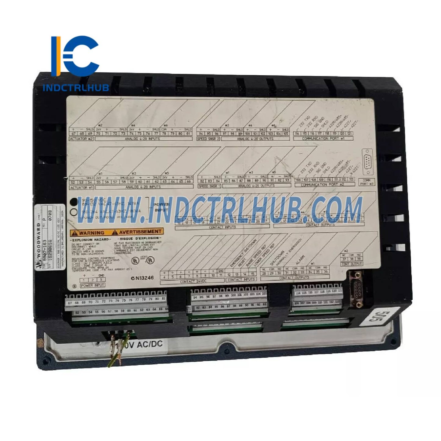 Woodward 9907-163 505 Digital Turbine Control