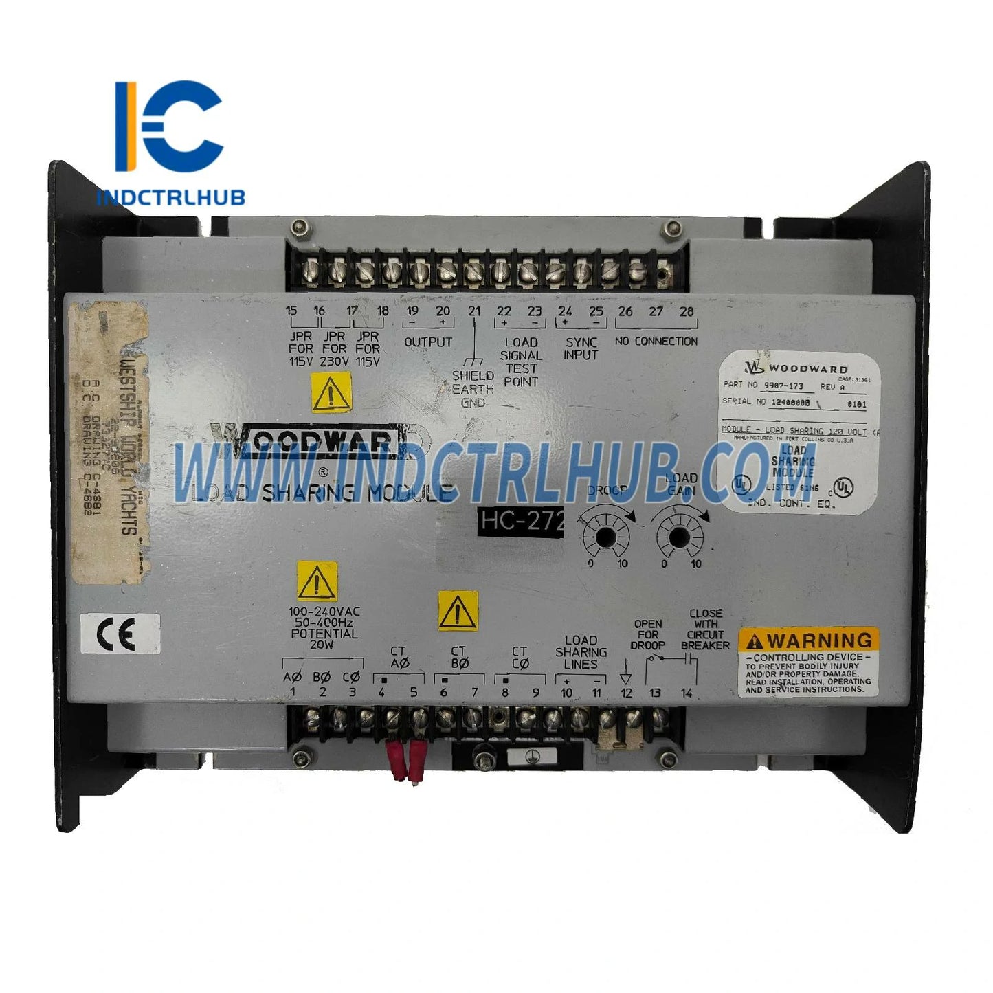 Woodward 9907-173 2301D-ST Digitale Lastverteilung und Drehzahlregelung