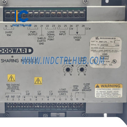 Woodward 9907-175 2301D-ST Digital Load Sharing