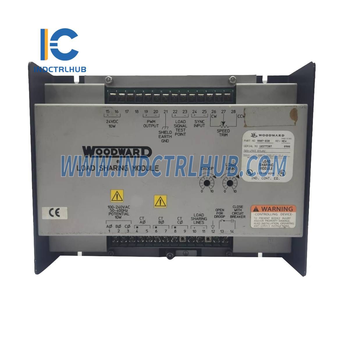 Woodward 9907-838 Load Sharing Module