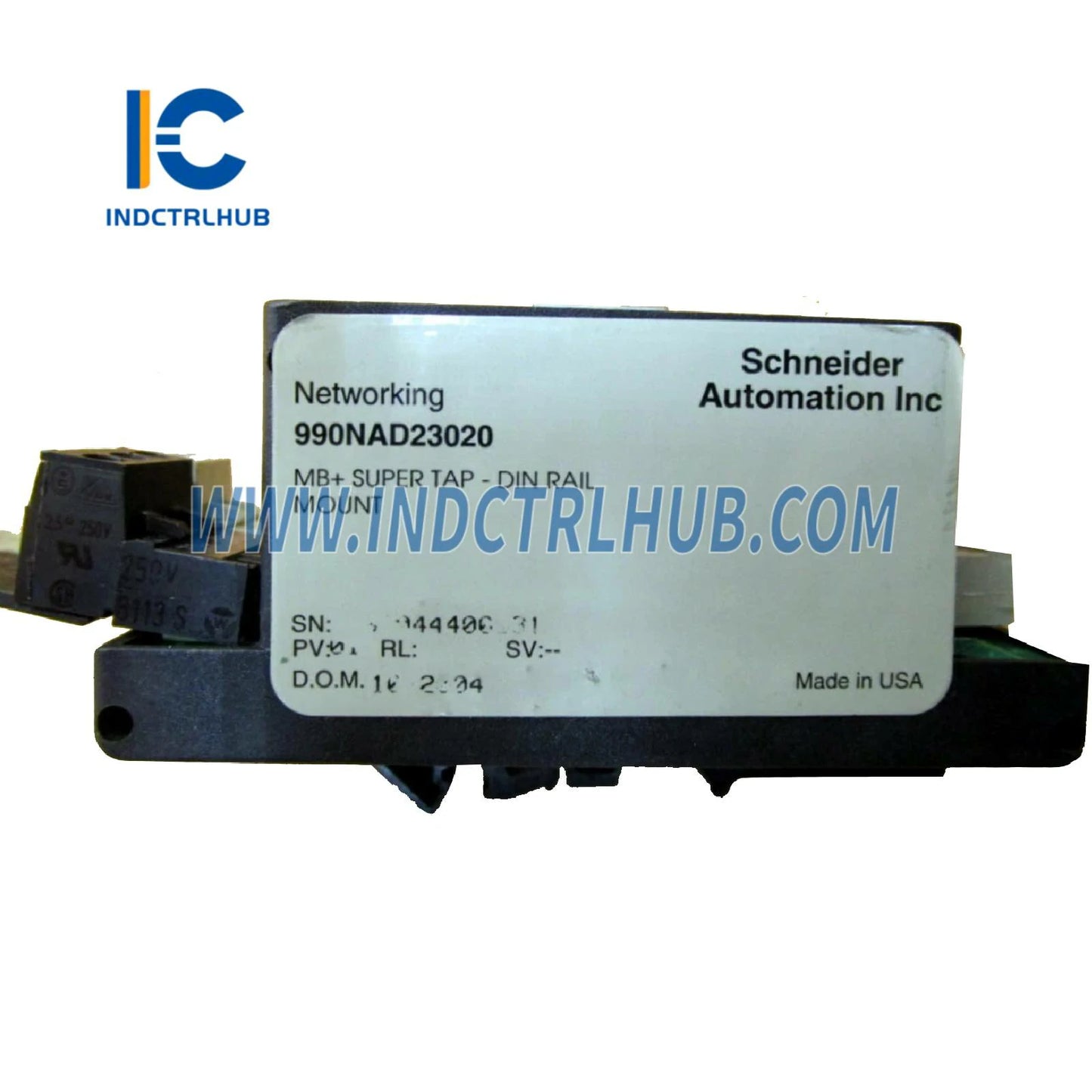 Schneider 990NAD23020 Modbus Plus tap – trilho DIN