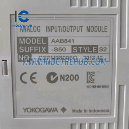 Yokogawa AAB841-S50 S2 Аналогов входно-изходен модул
