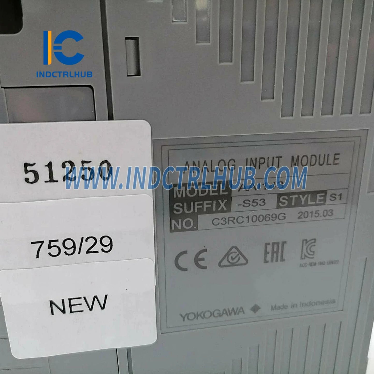 وحدة الإدخال التناظري Yokogawa AAI143-S53 S1