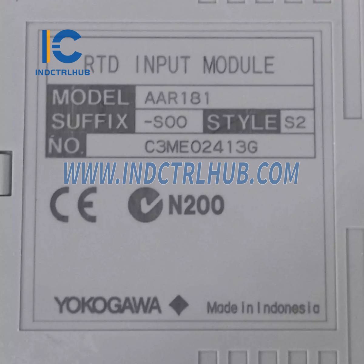 ماژول ورودی RTD مدل Yokogawa AAR181-S00 S2