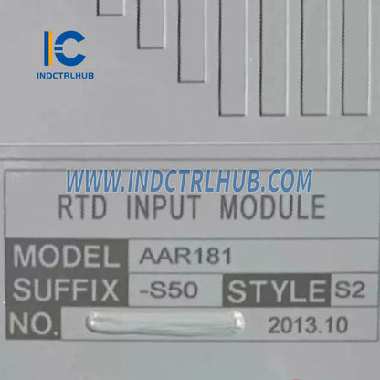Yokogawa AAR181-S50 S2 12-арналы RTD кіріс модулі