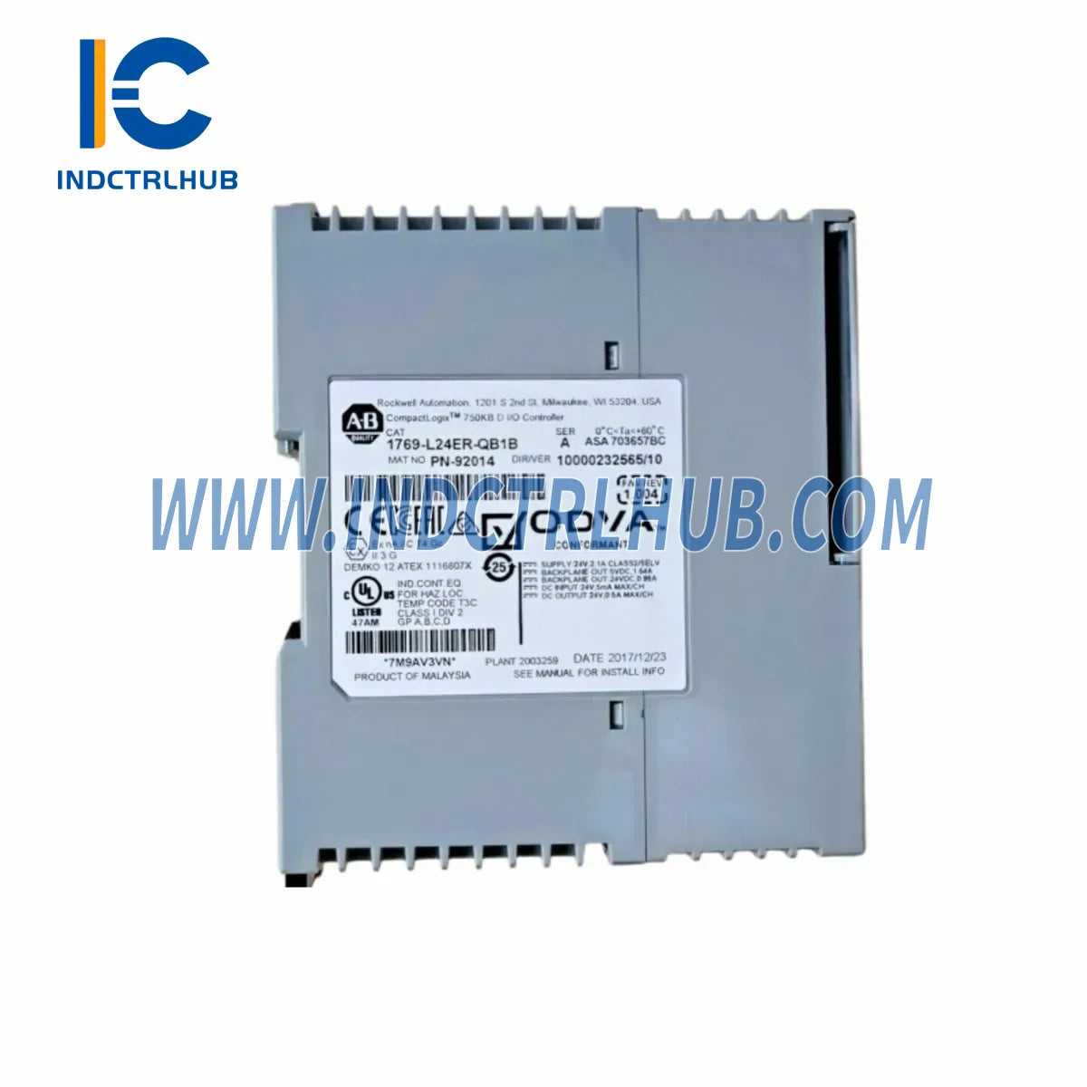 ICH 1769-L24ERQB1B Strapabíró CompactLogix modul zord környezetekhez