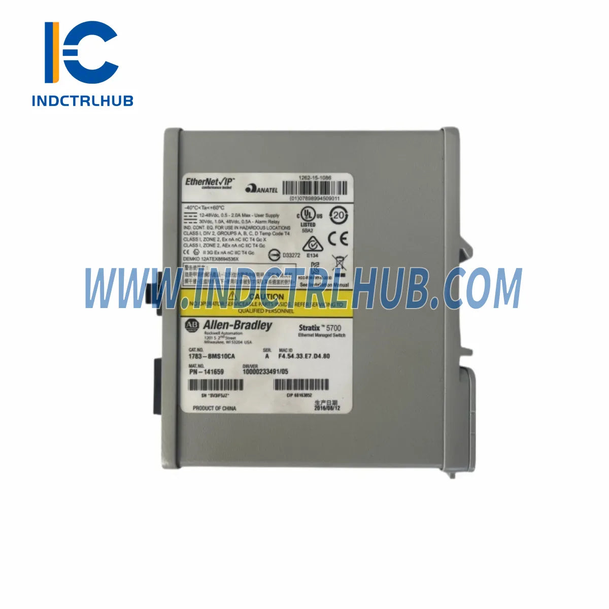 Allen-Bradley 1783-BMS10CA Vervangings- en Opgraderingsoplossing vir Stratix 5700-reeks