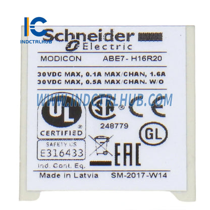 Schneider ABE7H16R20 pasīvā diskrētā I/O apakšbāze