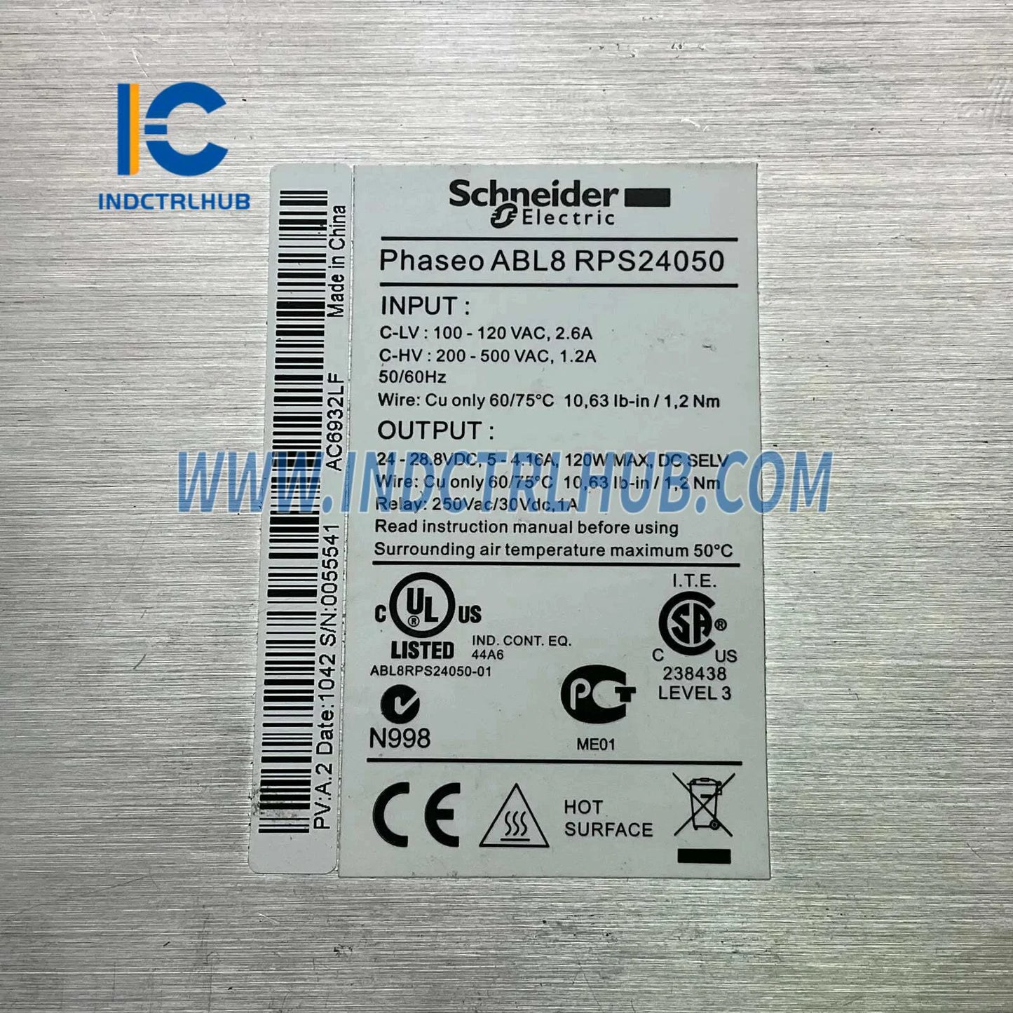 Schneider ABL8RPS24050 Regulated switch power supply