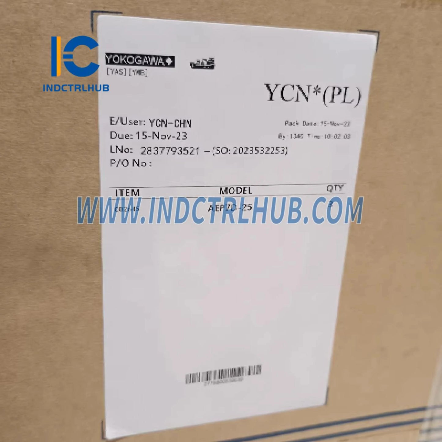 Yokogawa AEP7D-25 Primarna jedinica napajanja sabirnice